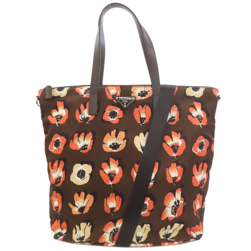 Prada Logo Flower Tote Bag - Picture 11 of 11